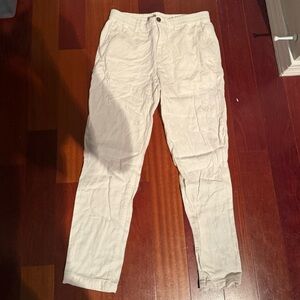 Banana Republic Men's Cream Linen Blend